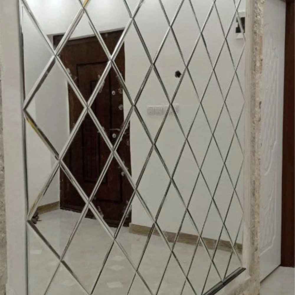آینه کاری دیوار با طرح‌های مدرن و کلاسیک